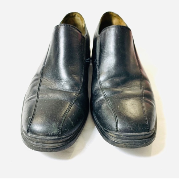 Cole Haan Mens Loafer Slip On Black Leather Size 8 - Picture 3 of 6